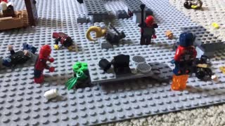 A random lego fight (LEGO stop-motion