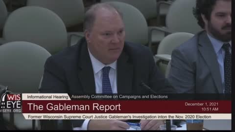 WISCONSIN’S MICHAEL GABLEMAN TESTIFIES BEFORE THE CAMPAIGN & ELECTIONS COMMITTEE