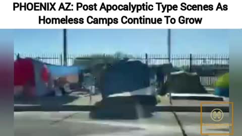 PHOENIX AZ: Post Apocalyptic Type Scenes As Homeless Camps Continue To Grow