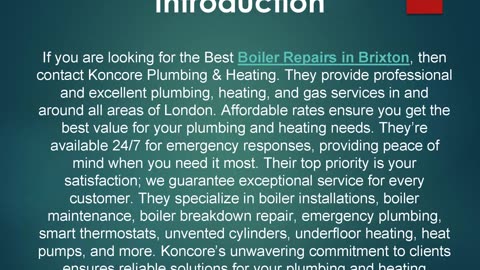 Best Boiler Repairs in Brixton