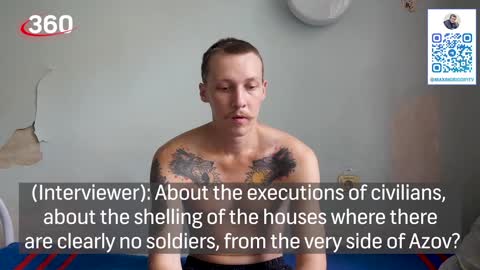 A clip from an interview with a sergeant from the Azov battalion.