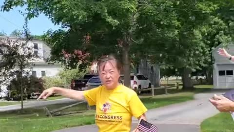Video 6-Marching with Lily4Congress, a Republican candidate for CD2 in Amherst,NH on July 4, 2022