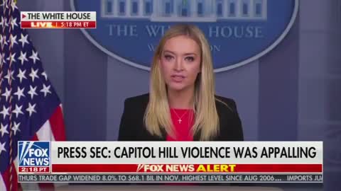 McEnany Provides Statement on Capitol Chaos