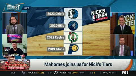 Patrick Mahomes join First Thing First Crew and makes bold prediction Mavericks-Timberwolves series
