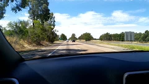 On the Hume freeway to Sydney