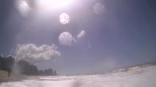 câmera - espuma do mar