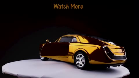 Restoration Rolls Royce Sweptail to 24k Synthetic Gold - Ultra Luxury --- AF invention