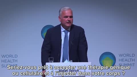 Stefan Oelrich (Bayer) qualifie les vaccins ARNm de thérapie génique