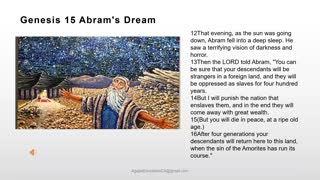 Genesis 15 God talks in a Dream