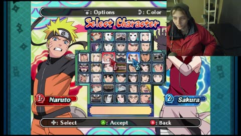 Anbu Kakashi VS Sakura In A Naruto Shippuden Clash of Ninja Revolution 3 Battle With Live Commentary