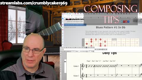 Composing for Classical Guitar Daily Tips: Using All FIVE patterns over Chord Progressions