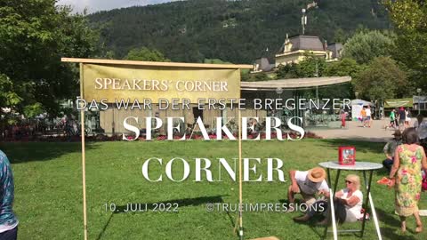 SPEAKERS Corner, 10.7.2022, Bregenz