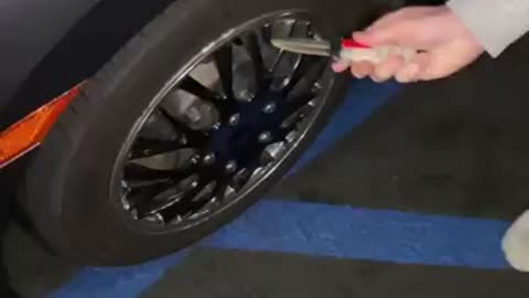 My ex sent me this video of her popping my tire #shorts