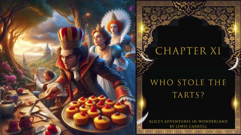 11. " Who Stole The Tarts " - Chapter XI - Alice's Adventures in Wonderland