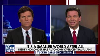 Gov. DeSantis tells Tucker Carlson about Florida revoking Disney's special self-governing status