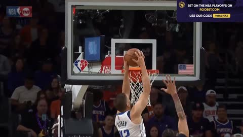 Maxi Kleber has scariest fall onto his back after nudge by JaVale McGee