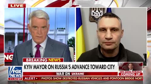 Kyiv mayor sends message to the world as Russia advances