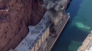 Giant Explosion At The Hoover Dam Caught On Live Video