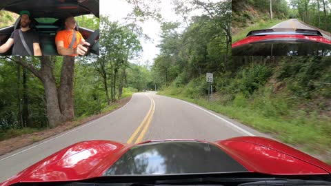 My Friend Drives the Z06 on THE TAIL OF THE DRAGON!!!