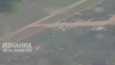 🙁 Russians declares that the video shows Mi-24 helicopter today at the airfield
