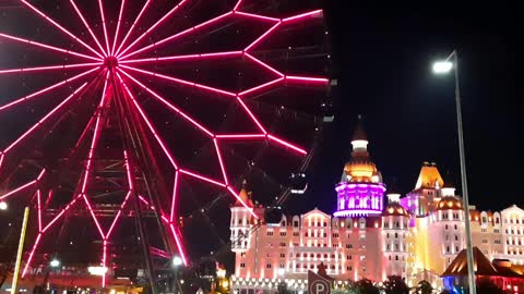 Wonderful ferris wheel in Sochi, Russia