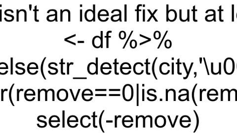 str_detectcol pattern removes more rows from dataframe than are found with str_detectcol pattern