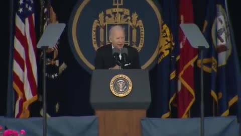 Biden whispers "I'm your Commander in Chief."