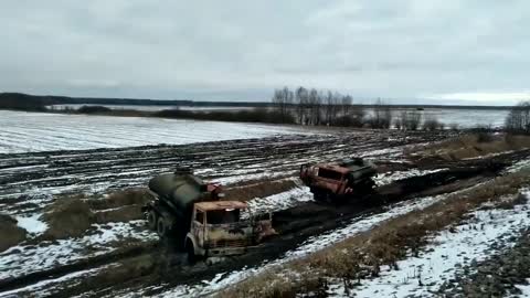 Ukrainian Armed Forces destroyed fuel trucks of the Russian army