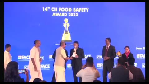 Akshya Patra Foundation got the prize for food safety.