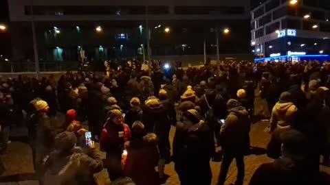 Germany - Huge turn out as residents pack the streets protesting against the global reset