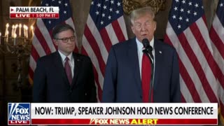 President Trump's and Speaker Mike Johnson's press conference.