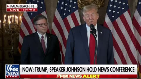 President Trump's and Speaker Mike Johnson's press conference.