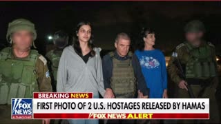 First photo of two US hostages released by hamas