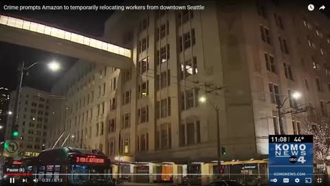 Amazon moves workers out Seattle because of high crime rates.