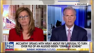 McCarthy speaks with Wray about FBI’s refusal #freemilesguo #fbi #McCarthy #Biden