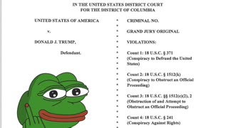 New - Trump Indicted on 4 Counts