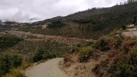 Natural beauties of Afghanistan amazing movements of cloud and Snowfalls