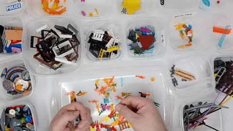 Sorting Lego 'D-H' categories