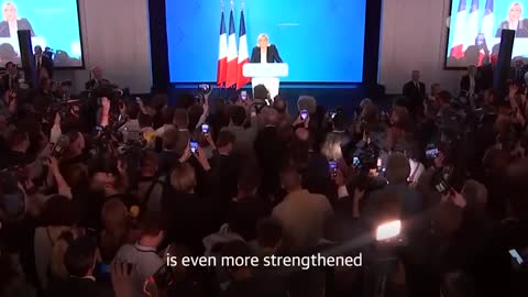 French far-right candidate Marine Le Pen concedes defeat to Emmanuel Macron