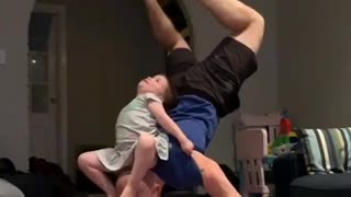 Handstand with Added Headsit