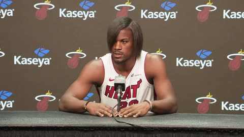 Jimmy Butler's New Haircut & piercings shocks people at Miami Heat Media Day!