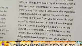 I Love Colloidal Silver Because...