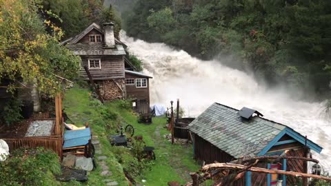 Heritage Watermill Receives Autumn Downpour