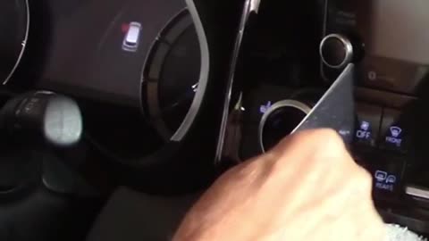 Cleaning Sticky Car Buttons