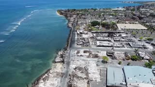 LAHAINA Fire – NEW Drone Video Footage of BURN-ZONE – Sept 17th, 2023