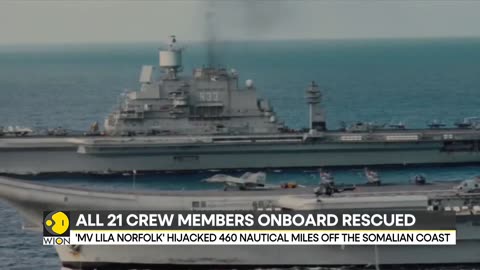 Indian Navy thwarts hijacking bid, all 21 crew members onboard rescued World News WION