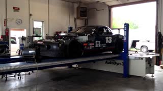 Panoz Race Car on Dyno with Lift