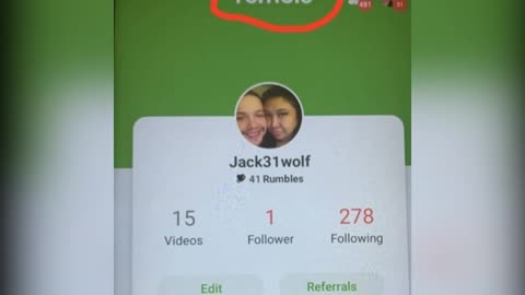 Follow Jack31wolf on rumble