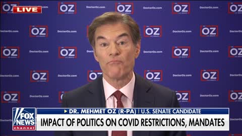 Dr. Oz on Pennsylvania Senate bid: 'We're in a great crisis'