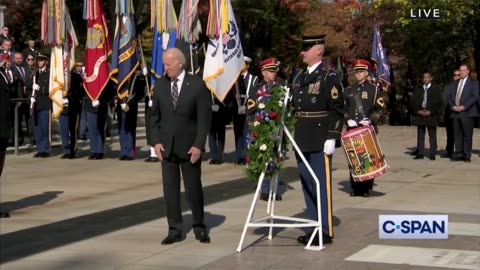 Biden, as commander in chief, has no idea where he is on Veterans Day.